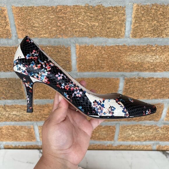 LK Bennett Floral Snake Heels size 39 - Picture 9 of 14